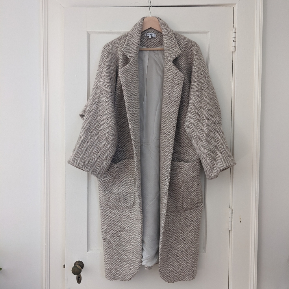 Horses Atelier Alchemical Coat in Caramel Herringbone